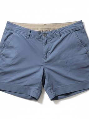 sahalie Slate Blue Flat Front Women's Short Size 10